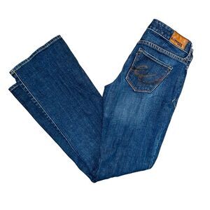 Y2K Express Dark Wash Stella Boot Leg Denim Jeans 29in waist
